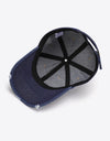 Distressed Adjustable Baseball Cap