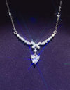 1 Carat 925 Sterling Silver Moissanite Necklace