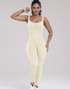 Wide Strap Sleeveless Active Jumpsuit