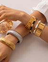 18K Gold-Plated Stainless Steel Bracelet