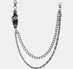 Double Layer Alloy Chain Belt