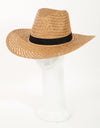 Fame Basket Weave Straw Sun Hat