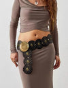 Vintage PU Leather Wide Belt