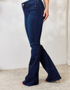 Kancan Full Size Mid Rise Flare Jeans