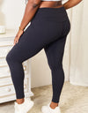 Double Take Wide Waistband Sports Leggings