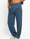 Le Lis High Waisted Side Stripes Straight Track Sweatpants