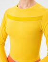 Round Neck Long Sleeve Active T-Shirt