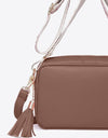 PU Leather Tassel Crossbody Bag