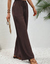 Wide Leg Drawstring Pants