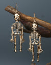 Skeleton Alloy Earrings