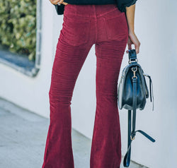 High Waist Bootcut Pants