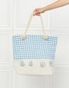 Justin Taylor Picnic Date Tassel Tote Bag