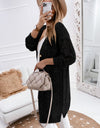 V-Neck Long Sleeve Cardigan