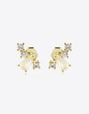 Zircon 925 Sterling Silver Stud Earrings