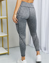 Rae Mode Full Size Heathered Wide Waistband Yoga Leggings