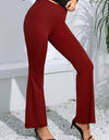 High Waist Long Flare Pants