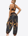 Exotic Style Printed Ruched Pants