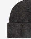 Letter N Patch Cuffed Knit Beanie