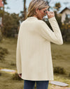 Open Front Long Sleeve Cardigan