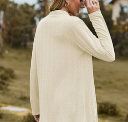 Open Front Long Sleeve Cardigan