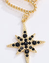 5-Piece Wholesale Star and Moon Rhinestone Alloy Necklace