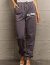 Simply Love Simply Love Full Size Drawstring Angel Graphic Long Sweatpants