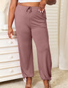 Basic Bae Full Size Soft Rayon Drawstring Waist Pants with Pockets