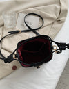 Straw Braided Adjustable Strap Crossbody Bag