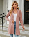 Long Sleeve Open Front Cardigan