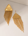 18K Gold-Plated Stainless Steel Geometric Earrings