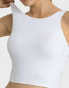 Feel Like Skin Highly Stretchy Cropped Sports Tank