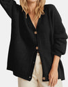 Button Up Long Sleeve Cardigan