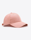 Plain Adjustable Cotton Baseball Cap