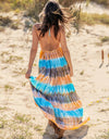 Tie-Dye Halter Neck Dress