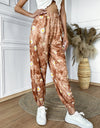 Floral Print  High Waist Jogger Pants