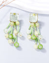 Acrylic Bead Dangle Earrings