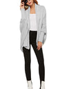 Open Front Batwing Sleeve Cardigan