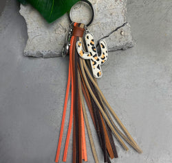 Cactus Keychain with Tassel