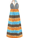 Tie-Dye Halter Neck Dress