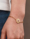 18K Gold Plated Paperclip Chain Bracelet