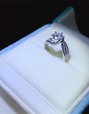 1 Carat Moissanite 925 Sterling Silver Ring