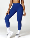 Ruched Pocketed High Waist Active Leggings