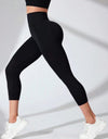 High Waist Cropped Active Leggings