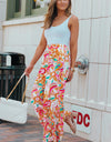 Floral Wide Leg Pants