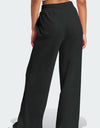 Drawstring Wide Leg Active Pants