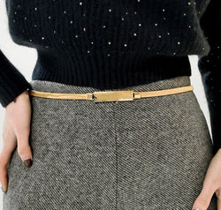 Elastic Iron Skinny Belt