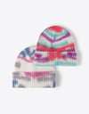 Tie-Dye Ribbed Knit Beanie