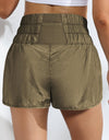 Breathable Smocked Sports Shorts