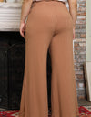 Plus Size Wide Leg Pants with Pockets