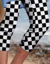 Checkered Skinny Capris